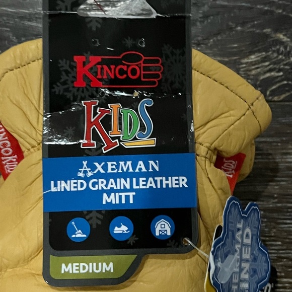 Kinco Axeman Insulated Lined Cowhide Mitts NWT - Picture 4 of 4